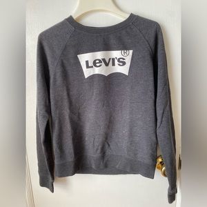 Levi’s Women’s Dark Grey Crewneck Sweatshirt